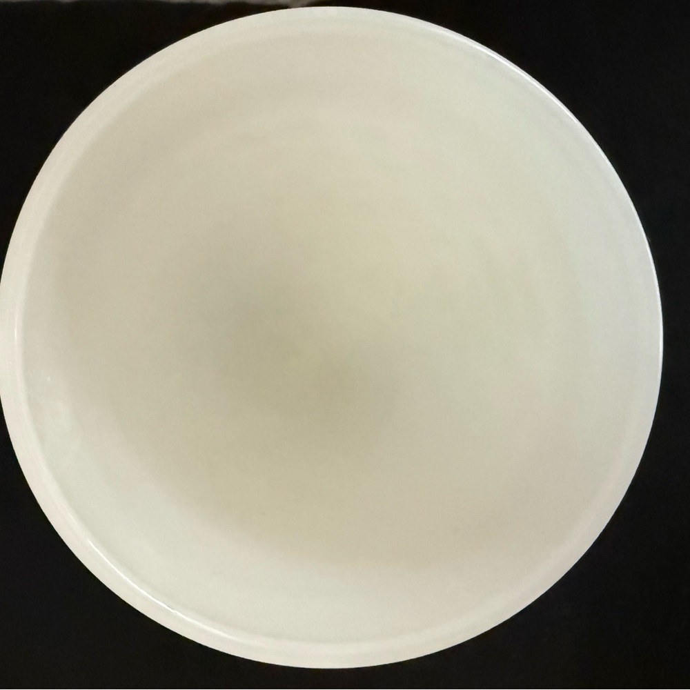 Textured White Milk Glass Goblet - Picture 3 of 7